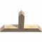 Ekena Millwork Portland Rough Sawn Timber Gable Bracket, Douglas Fir, 48"W x 28"H x 6"D x 6"F, 14/12 Pitch GBW048X28X0606POR00RDF - alternate 5
